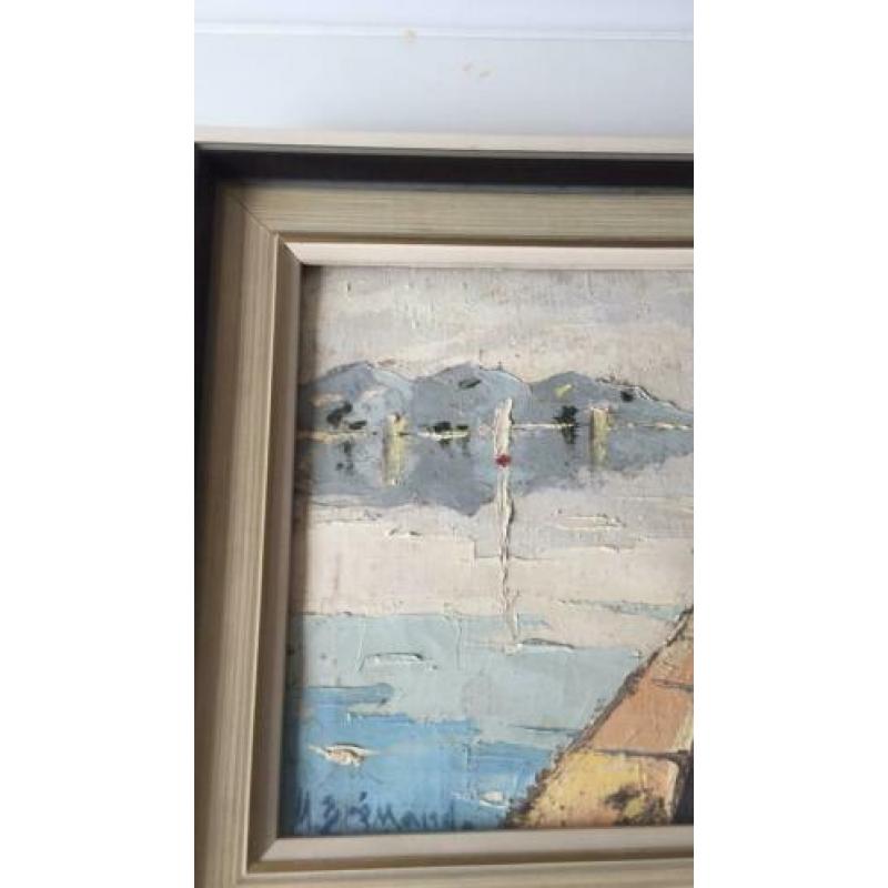 Olieverf schilderij Bremand