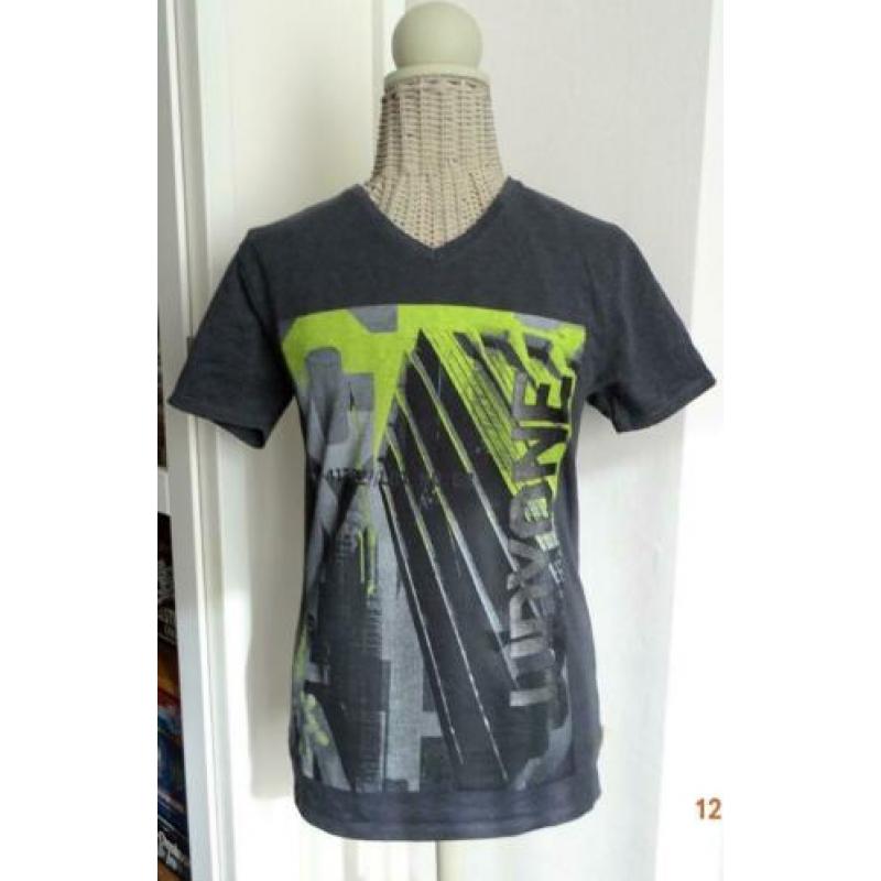 T-shirt Maat S - Merk Chapter Grijs met mooie opdruk