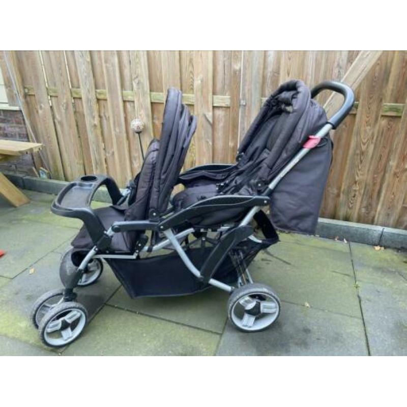 Topmark Tandem Duo Wagen incl Reiswieg en regenhoes