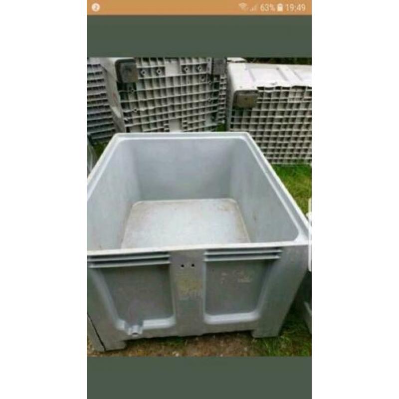 Palletboxen,hooibak,slowfeeder,kunststof bak