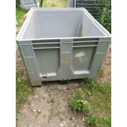Palletboxen,hooibak,slowfeeder,kunststof bak