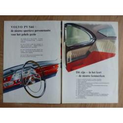 Volvo PV 544 1959 brochure Katterug