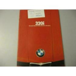 1979 BMW 320I Prestige Brochure USA