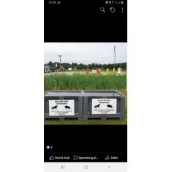 Palletboxen,hooibak,slowfeeder,kunststof bak