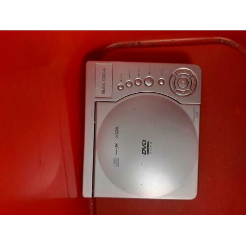Salora portable dvd speler met 2 schermen. Ideaal voo