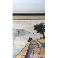 Olieverf schilderij Bremand