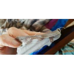 NETTE gave kleurige beige SANDWICH jurk mt L 42/44, jurkje