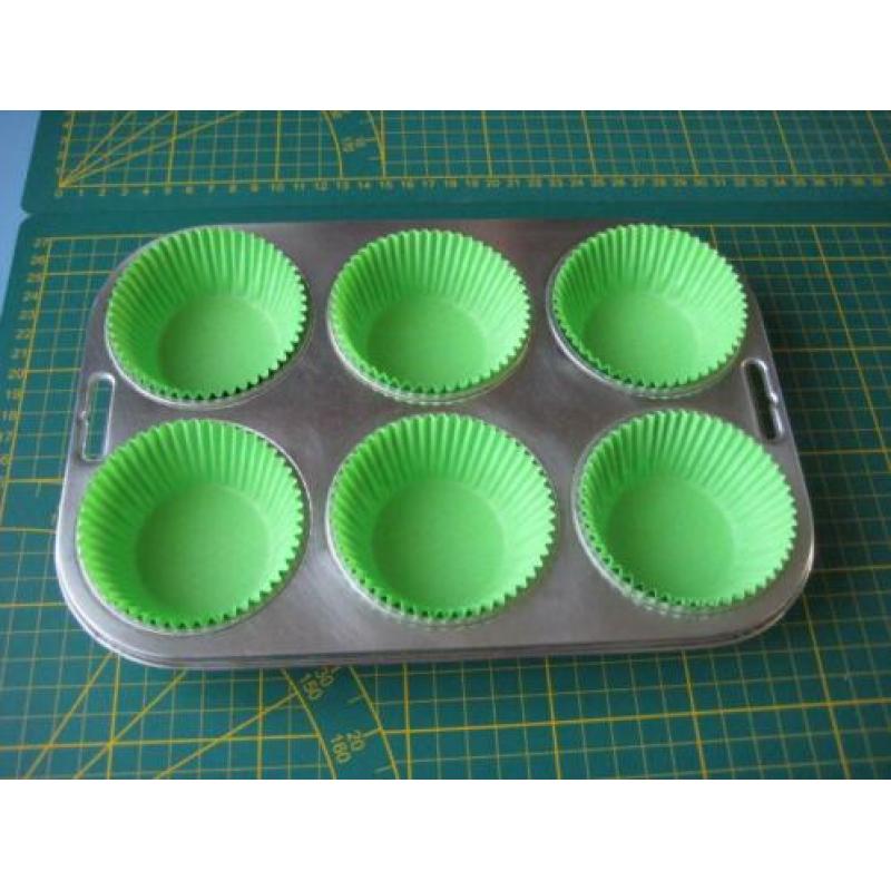 Muffin bakvorm voor 6 muffins