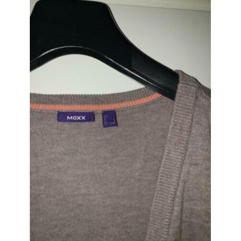 Beige Mexx vest maat L, als nieuw