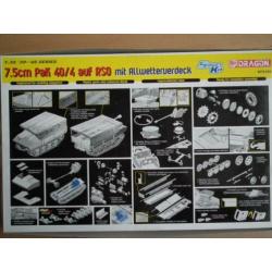 Dragon 6679, SMART KIT, 7,5 cm PaK 40/4 auf RSO, 1/35