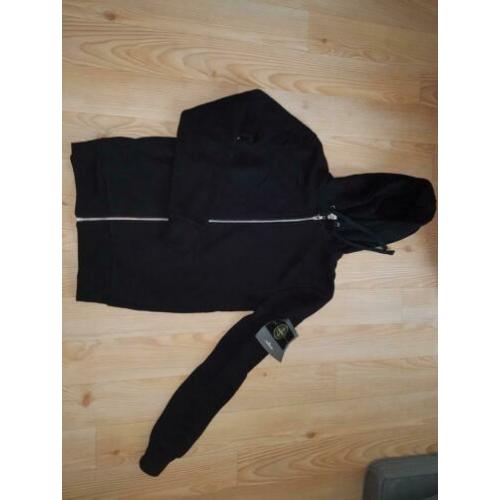 Stone island vest zwart xs 164 nieuw zwart / groen