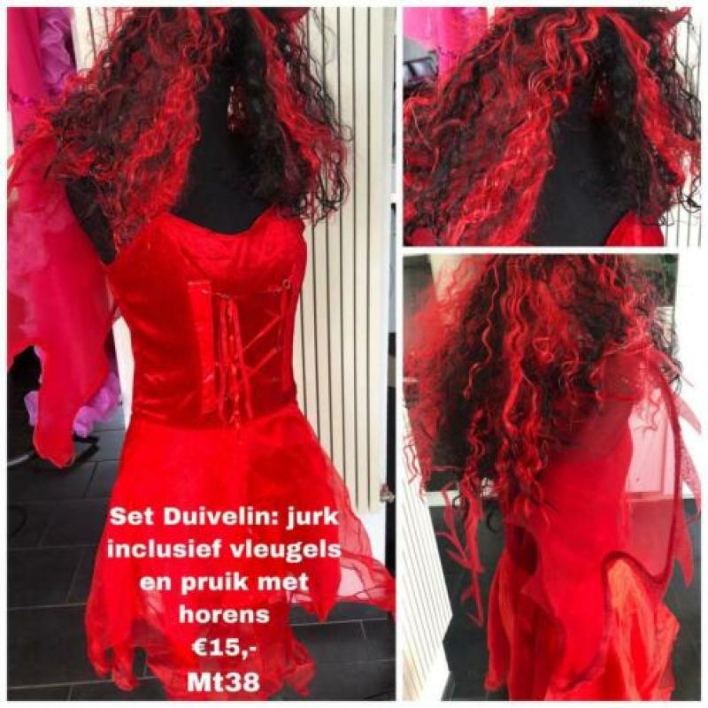 Diverse outfits voor carnaval dames/heren/kids