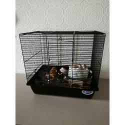 Hamsterkooi met toebehoren