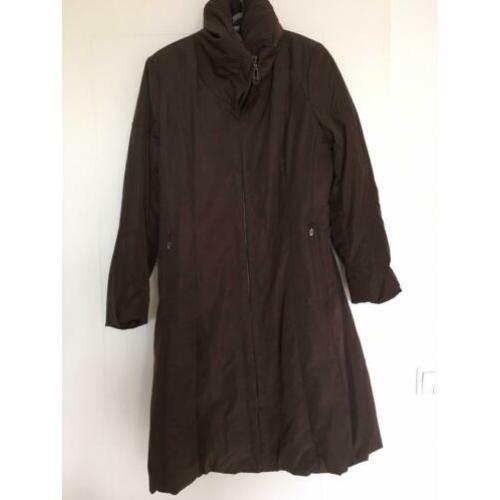Donkerbruine Greenstone jas, maat 40,amper gedragen!