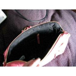 tas koraalroze/rood van Pieces, nieuw.