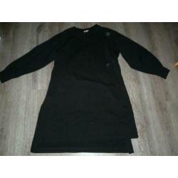 Chique zwart sweater tuniek trui jurk Selected Femme M 38 40