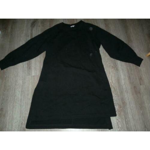 Chique zwart sweater tuniek trui jurk Selected Femme M 38 40