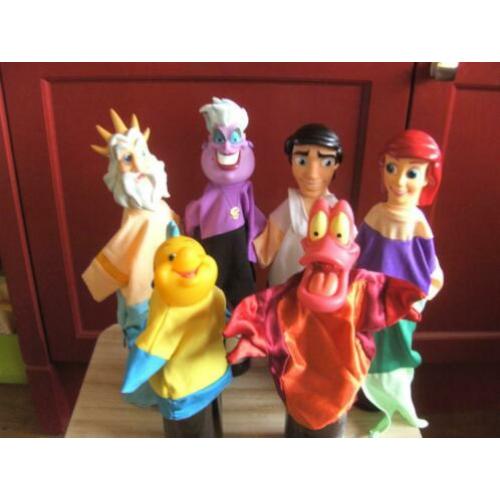 Handpoppen van Disney's de Kleine Zeemeermin
