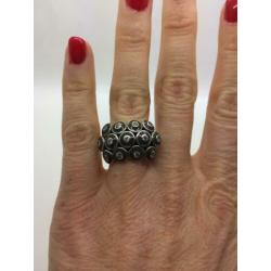 H104 Prachtige zilveren ring Ti Sento maat 19