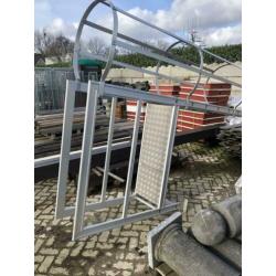 Aluminium gevelladder kooi ladder gevel kooi ladder getrap