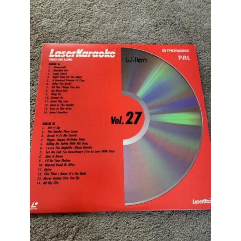 Laserdisc met ?? karaoke