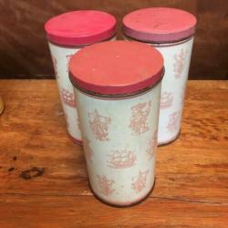 Grote partij vintage beschuitblikken, 26 stuks