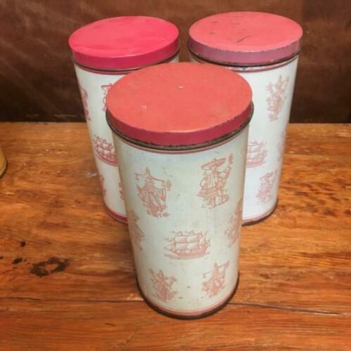 Grote partij vintage beschuitblikken, 26 stuks