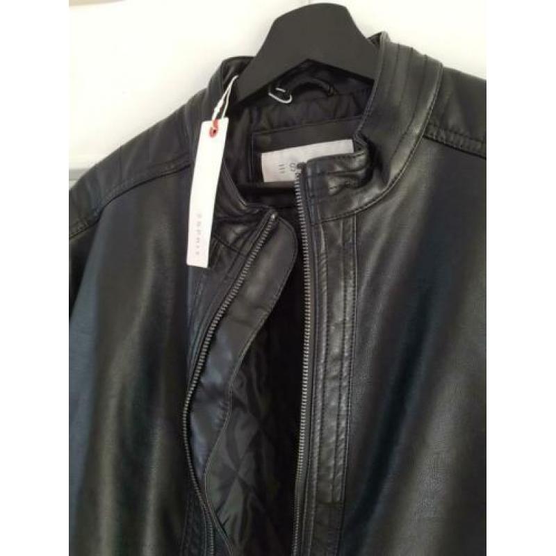 Nieuw: ESPRIT imitatie leren jas, maat XL
