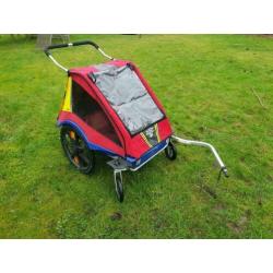 Chariot cts 2pers fietskar met babyschaal