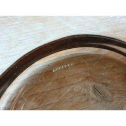 Vintage duralex set grote schaal met 6 kleine schalen