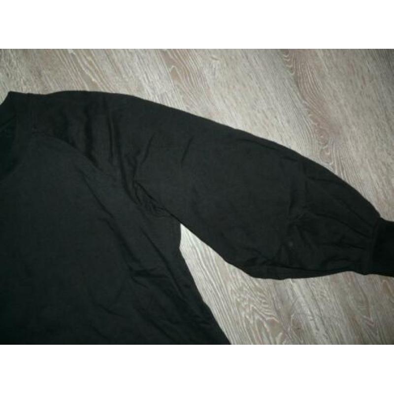Chique zwart sweater tuniek trui jurk Selected Femme M 38 40
