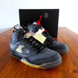 Air Jordan 5 Off White DS maat 43 US9.5 Nike Virgil Abloh