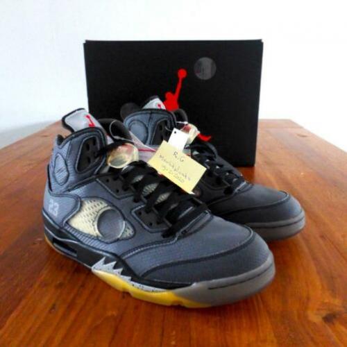 Air Jordan 5 Off White DS maat 43 US9.5 Nike Virgil Abloh