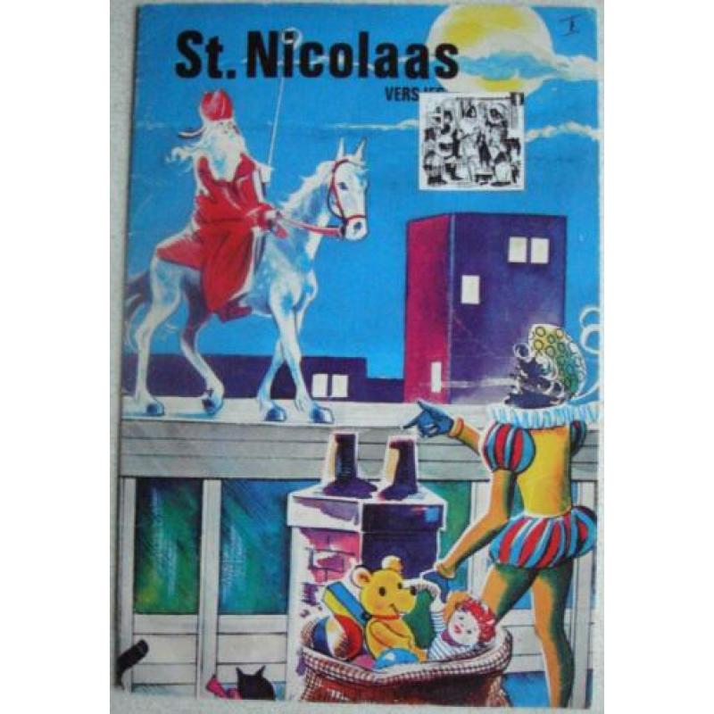 prentenboekje Sinterklaas met plaatjes van Willy Schermelé
