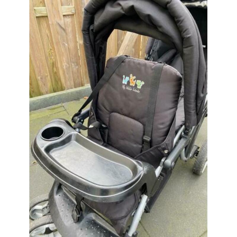 Topmark Tandem Duo Wagen incl Reiswieg en regenhoes
