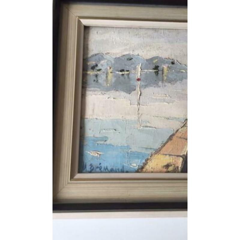 Olieverf schilderij Bremand