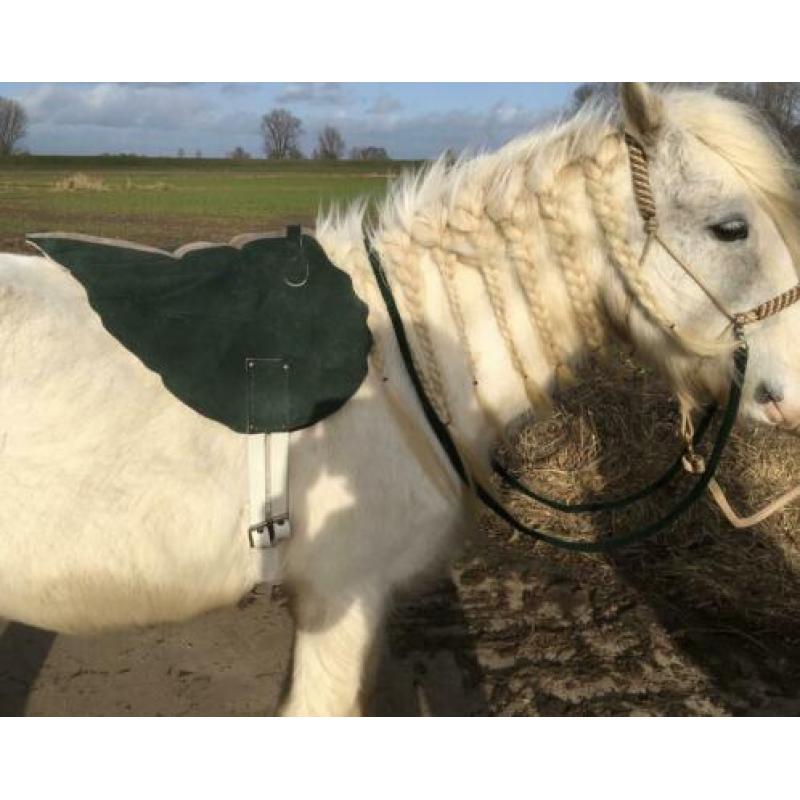 Barebackpad nubuck leer, nasa schuim, katoenfleece