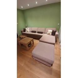 Bankstel 3-zits met Chaise Longue | Cacao Bruin | Montel