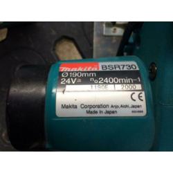 Makita BSR730 24 volt accu cirkelzaag