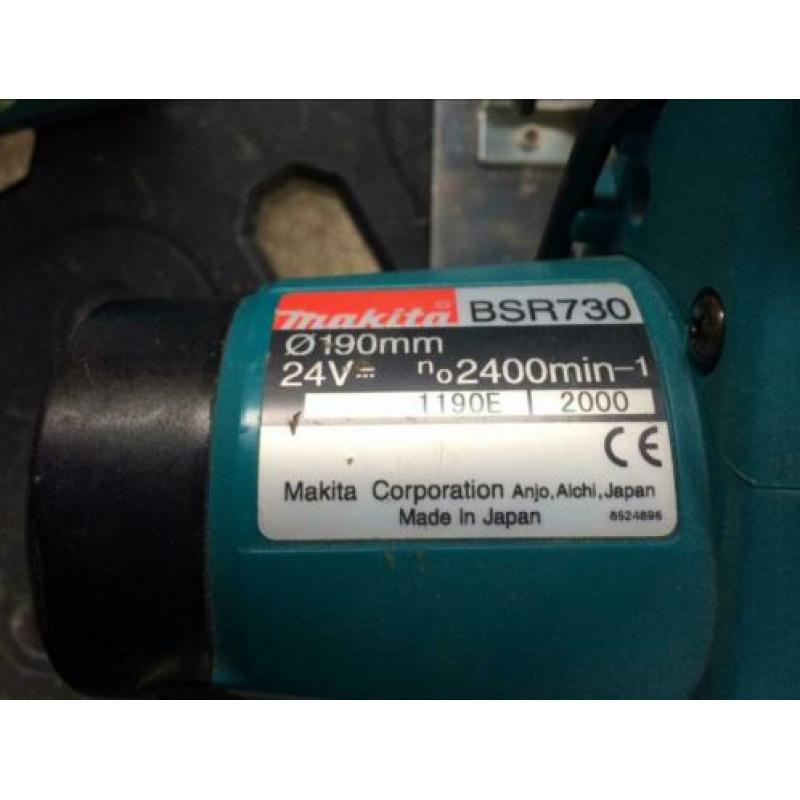 Makita BSR730 24 volt accu cirkelzaag
