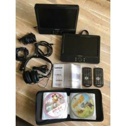 Lenco DVP-938X2 portable draagbare dvd speler + 20 dvd's