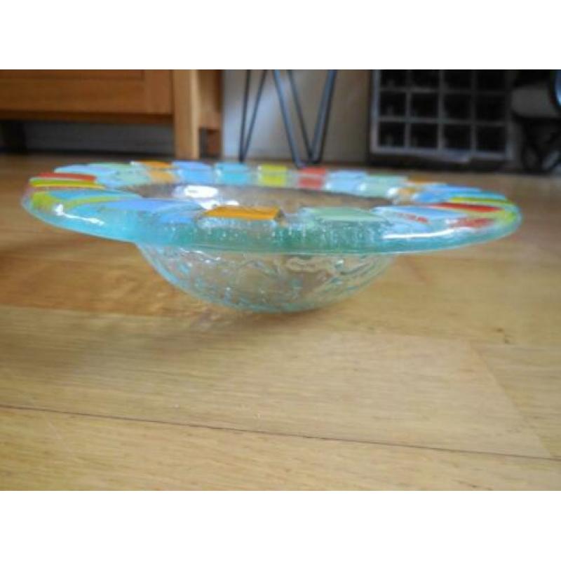 Glazen Schaal Schaaltje Glas Nieuw!