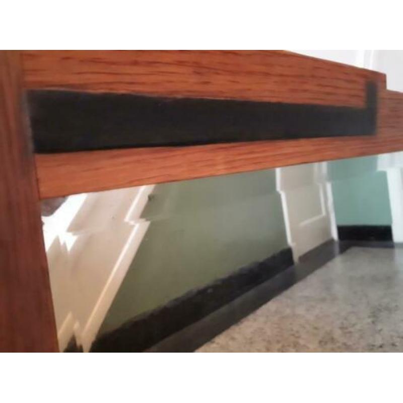 Amsterdamse School art deco spiegel facet geslepen