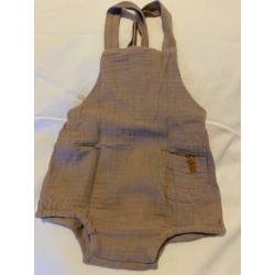 Nixnut salopette maat 62 old pink