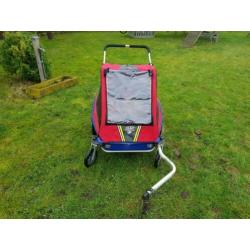 Chariot cts 2pers fietskar met babyschaal