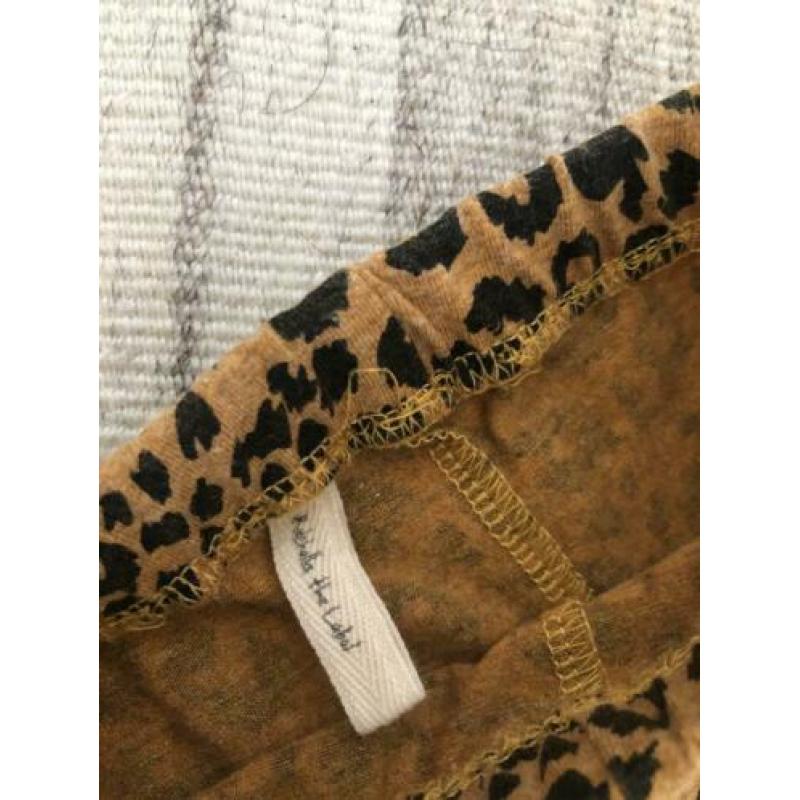 Kidchella the label leopard flair broekje maat 92