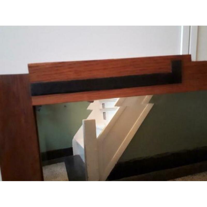 Amsterdamse School art deco spiegel facet geslepen