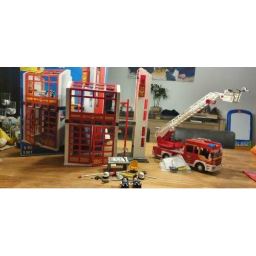 playmobil brandweer set