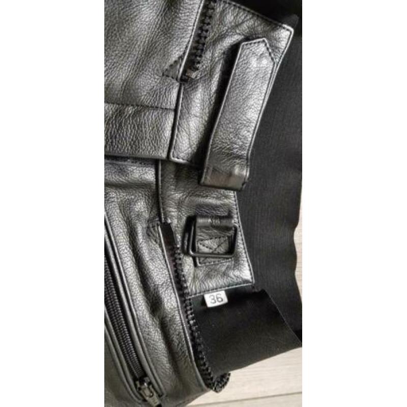 Leren motorbroek zgan