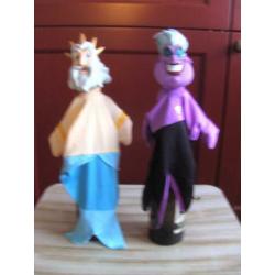 Handpoppen van Disney's de Kleine Zeemeermin